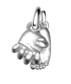 Gold-Plated Hand Pendant
